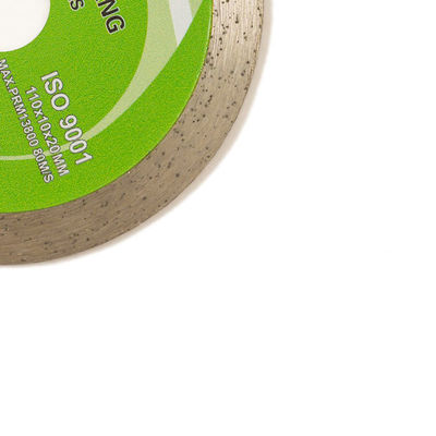 4.3inch 110×1.2/1.8×10×20mm Koude Pers Ononderbroken Rim Diamond Blade For Ceramic, Marmer met het Lange Scherpe Leven