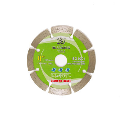 Koude hoge Pers 4.3inch 110×1.2/1.8×10×20×8T - kwaliteit Gesegmenteerd Diamond Blade For General Purpose met Met lange levensuur