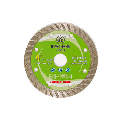 Koude Pers 4.3inch ‚110×1.2/1.8×10×20mm Turbodiamond blade for general purpose, Ceramisch, Marmeren en Concreet