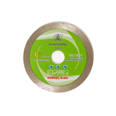 105×1.2×20MM 4 Duim Ononderbroken Rim Diamond Blade For Tile Masonry