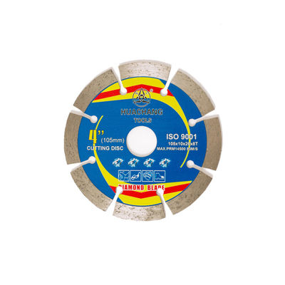 Hoog - kwaliteit 4,5 Duim105×1.2/1.8×10×20×8t Concreet Diamond Blade Hot Press For Algemeen Doel, Steen en Beton