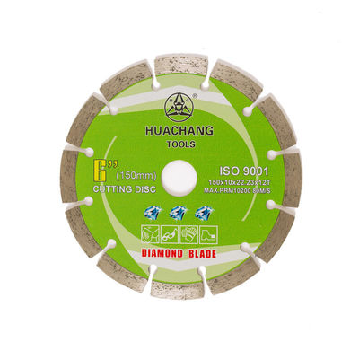 Koude Pers 6inch ‚150×1.4/2.0×10×22.23×12T Gesegmenteerd Diamond Blade For General Purpose, Steen en Concrete Oem