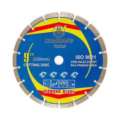 Hoog - Concrete Scherpe Wiel van de kwaliteits het hete pers 230×10×22.23×18T voor Molen Diamond Tile Cutting Blade