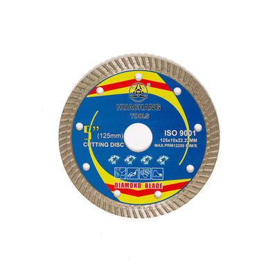 Hete Hoge Pers - het Staallichaam van Diamond Blade 65Mn van het kwaliteits5inch ‚125×1.2/2.0×10×22.23mm Porselein met het Lange Scherpe Leven