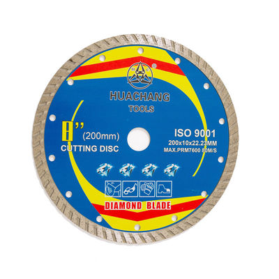 Hoog - van het Porseleindiamond blade 65Mn van de kwaliteits Hete Pers 8inch ‚200×1.6/2.6×10×22.23mm het Staallichaam met het Lange Scherpe Leven