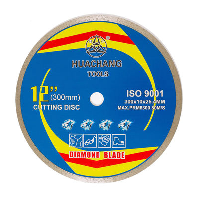 10“ 12“ van het de Zaagblad van de diamanttegel van de het porseleindiamant blad 300mmx25.4mm