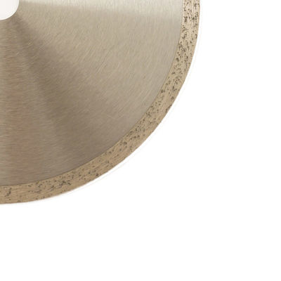 Koude Pers 9inch 230×1.8/2.6×10×22.23mm Ononderbroken Rim Diamond Blade For Ceramic With Met lange levensuur