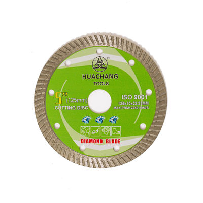 Koude Pers 5inch ‚125×1.2/2.0×10×22.23mm Turbodiamond blade for general purpose, Ceramisch, Marmeren en Concreet