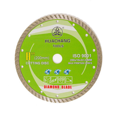 Turbo Hoog Diamond Blade Cold Press 8inch 200×10×22.23mm - kwaliteit voor Algemeen Ceramisch Doel, Marmer
