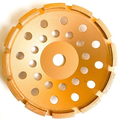 5inch kiezen laser Gelaste 125×10T (30×5×7.2) ×22.23mm Rij Diamond Cup Wheel For Concrete, Steen, Harde Bouwmaterialen uit
