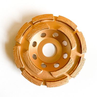 115mm 4-1/2 binnen. Dubbele Rij Diamond Cup Wheel For Stone Dubbel Diamond Cup