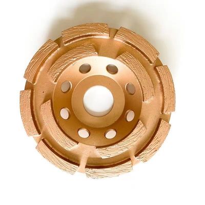 7 binnen. Enige Rij Dubbele Rij Diamond Cup Grinding Wheel 180mm Huachang Diamond Tools
