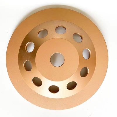 7 binnen. Enige Rij Dubbele Rij Diamond Cup Grinding Wheel 180mm Huachang Diamond Tools