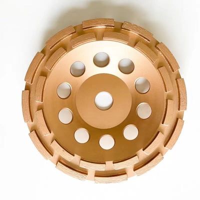 230mm de Kopwiel van 9 Duimdiamond cup wheel double row voor Steen Harde Bouwmaterialen