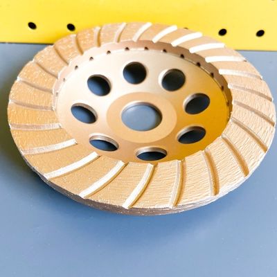 Het HuaChanghulpmiddel 6inch sinterde 150mm Diamond Continuous Turbo Grinding Cup Wiel voor Beton, Steen, Bouwmaterialen