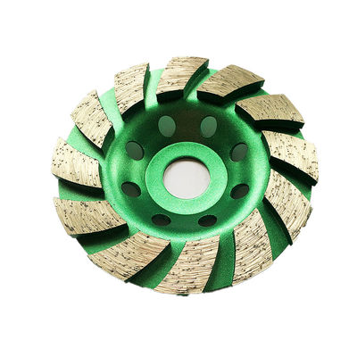 Hoog - de kwaliteits4inch Laser laste 105mm Diamond Segmented Turbo Grinding Cup Wiel voor Beton, Steen, Bouwmateriaal