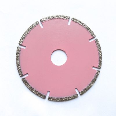 Hoge 4.5inch 115×1.4/2.2×5×22.23×9T - de Steen Ceramisch Plastic Marmer van kwaliteitsvacuüm Gesoldeerd Diamond Grinding Cutting Disc For