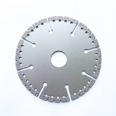 de Vacuüm Gesoldeerde Diamond Grinding Cutting Disc High Kwaliteit van 4.5inch 115×1.4/2.4×8×9T×22.23 voor Steen Ceramisch Plastic Marmer