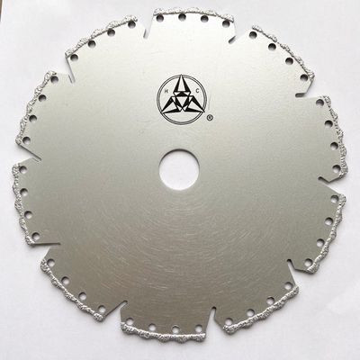 Hoog - kwaliteit 5inch 125×1.4/2.4×8×9T×22.23mm Vacuüm Gesoldeerd Diamond Grinding Cutting Disc For-Steen Ceramisch Plastic Marmer