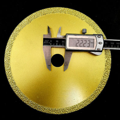 150×1.6/2.4×8×22.23mm de Vacuüm Gesoldeerde Diamond Saw Blade For Cutting Noodsituatie van de het Roestvrije staalbrand van het Gietijzer Marmeren Metaal