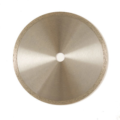 Koude Pers 9inch ‚230×1.8/2.6×10×22.23mm Ononderbroken Rim Diamond Blade For Ceramic With Met lange levensuur