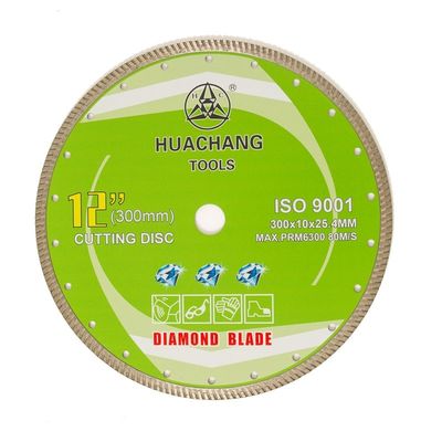 Koud Ceramisch Pers12inch ‚300×2.0/3.0×10×25.4mm Turbodiamond blade high quality for Algemeen Doel, Marmer