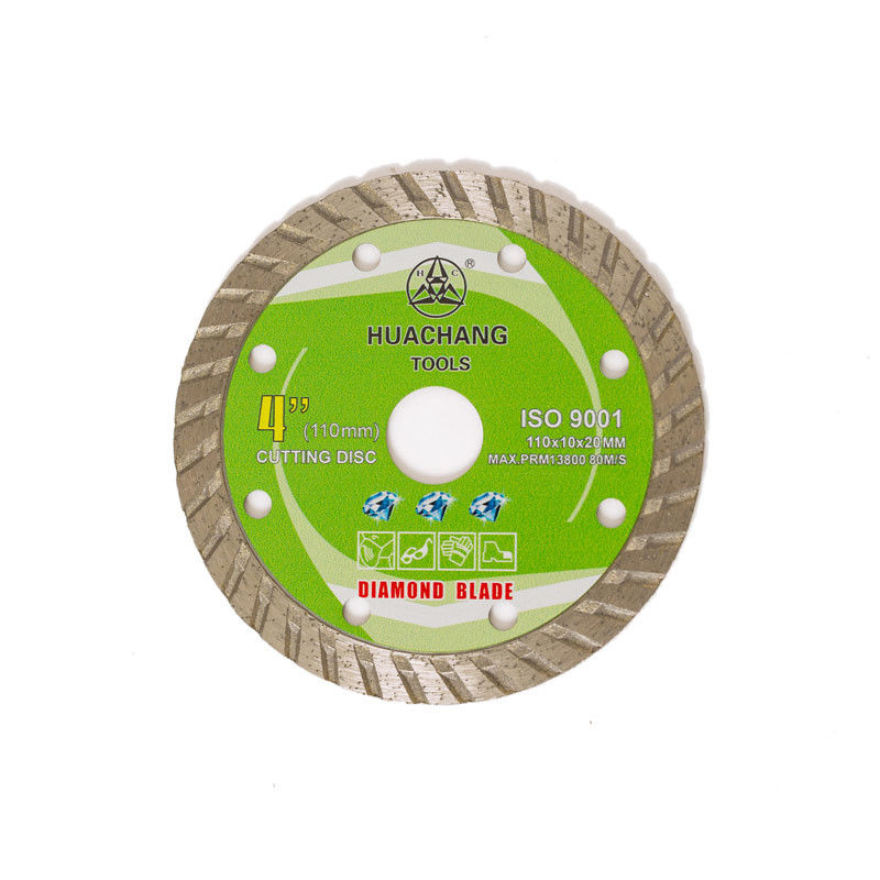 Koude Pers 4.3inch ‚110×1.2/1.8×10×20mm Turbodiamond blade for general purpose, Ceramisch, Marmeren en Concreet