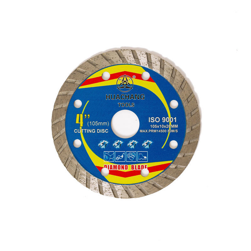 Hoge 4inch 105×1.2/2.0×10×20mm - Leven van het Porseleindiamond blade with long cutting van de kwaliteits het Hete Pers