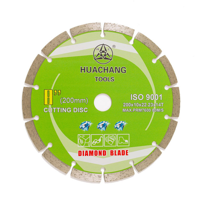 Koude Pers 8inch 200×1.6/2.2×10×22.23mm×14T Gesegmenteerd Diamond Blade For General Purpose, Steen en Beton