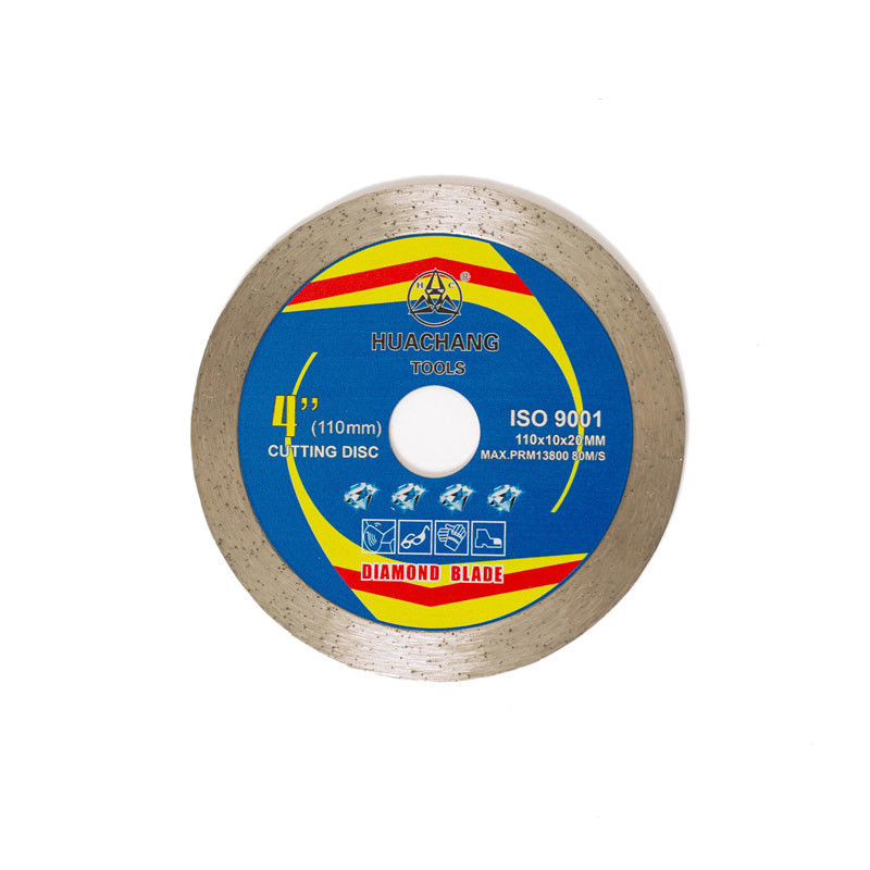 Hoog - kwaliteits Hete Pers 4.3inch 110×1.2/1.8×10×20mm Diamond Tile Saw Blade For Ceramische, Marmeren Concret
