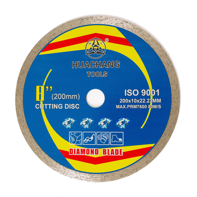 hoog - kwaliteit 8inch 200×1.6/2.2×10×22.23mm het Hete Algemene Ceramische Doel van Persdiamond tile saw blades for, Marmer