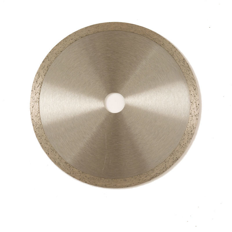 Koude Pers 7inch 180×1.6/2.2×10×22.23mm Ononderbroken Rim Diamond Blade For Ceramic, Marmer met het Lange Scherpe Leven