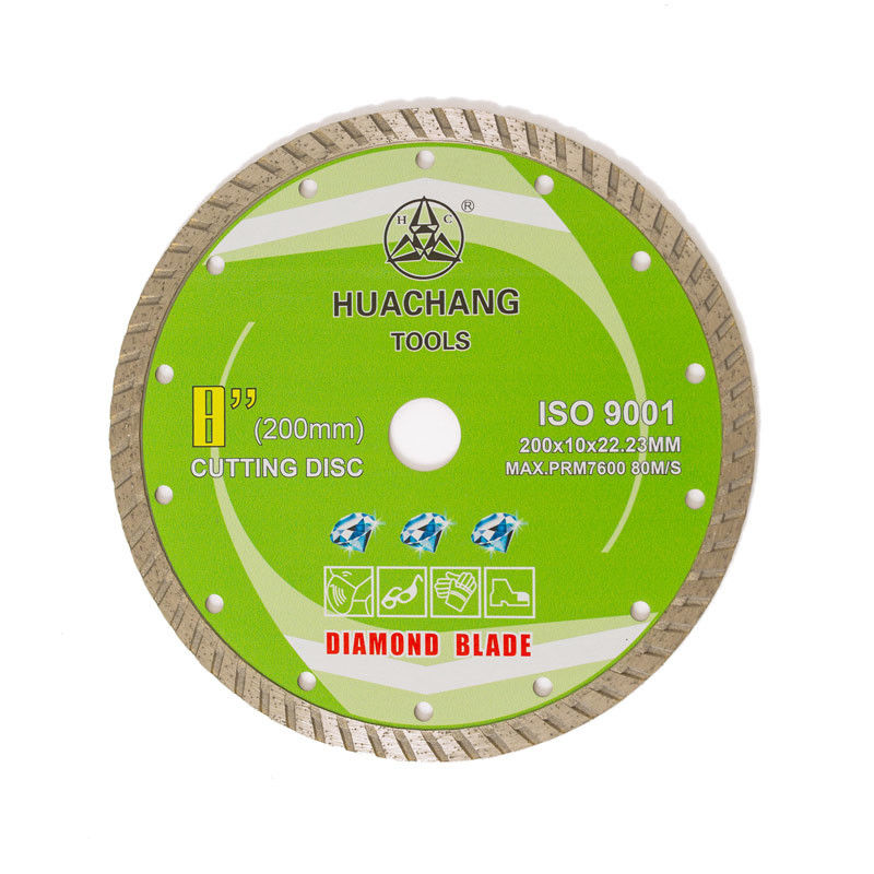 Turbo Hoog Diamond Blade Cold Press 8inch 200×10×22.23mm - kwaliteit voor Algemeen Ceramisch Doel, Marmer