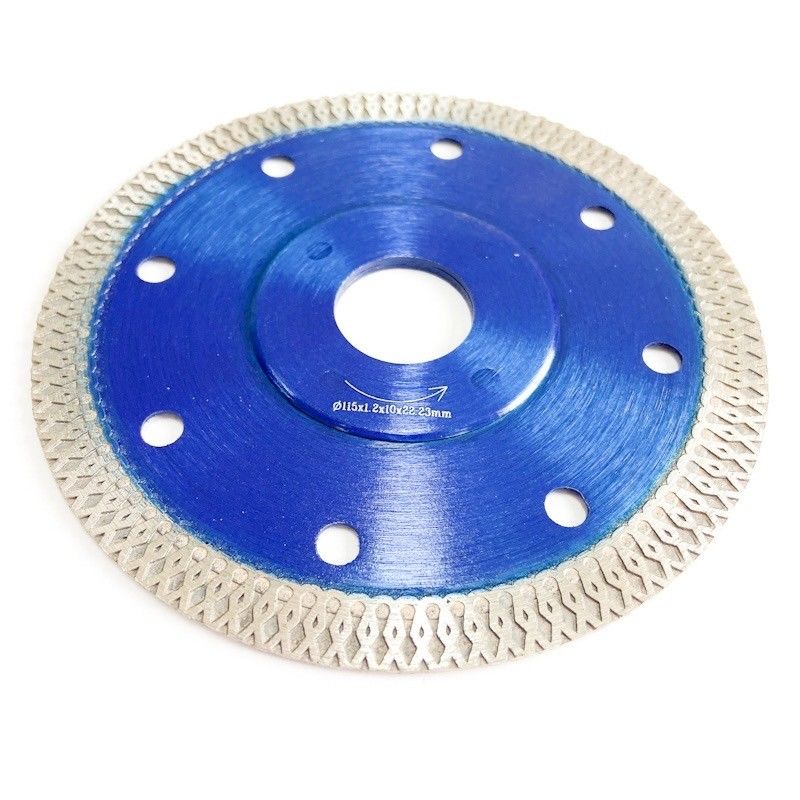 HUACHANG hete Pers 5inch 125x0.8/1.2x10x22.23mm Blauw Cirkeldiamond saw blade for general-Ceramisch Doel, Baksteen