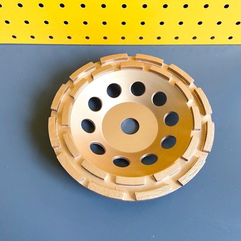 230mm de Kopwiel van 9 Duimdiamond cup wheel double row voor Steen Harde Bouwmaterialen