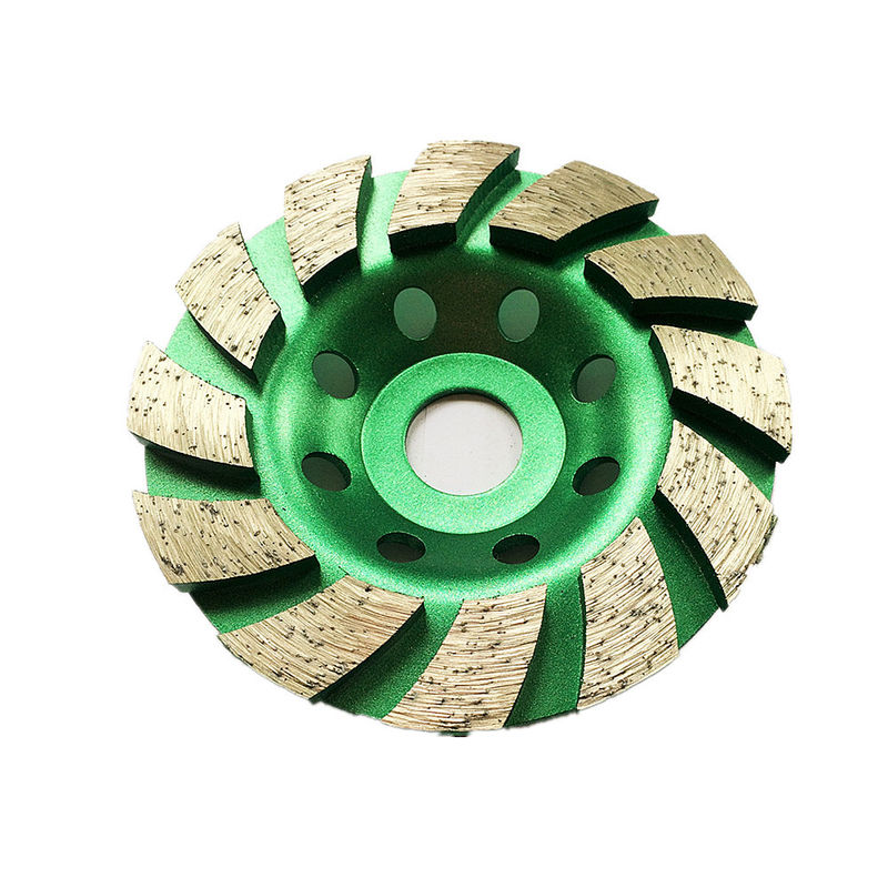 Hoog - de kwaliteits4inch Laser laste 105mm Diamond Segmented Turbo Grinding Cup Wiel voor Beton, Steen, Bouwmateriaal