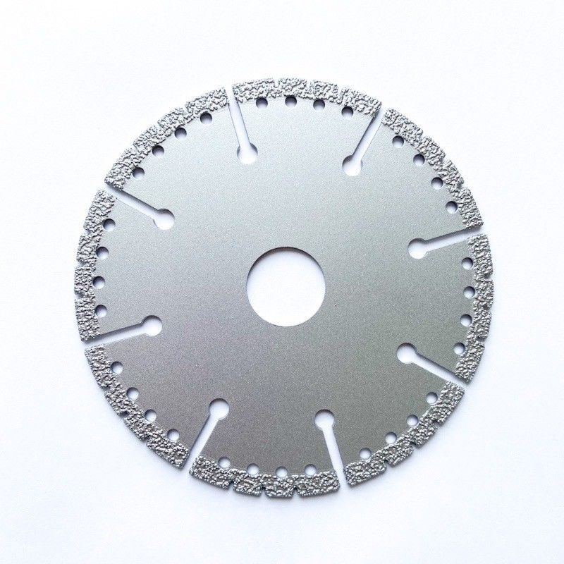 de Vacuüm Gesoldeerde Diamond Grinding Cutting Disc High Kwaliteit van 4.5inch 115×1.4/2.4×8×9T×22.23 voor Steen Ceramisch Plastic Marmer
