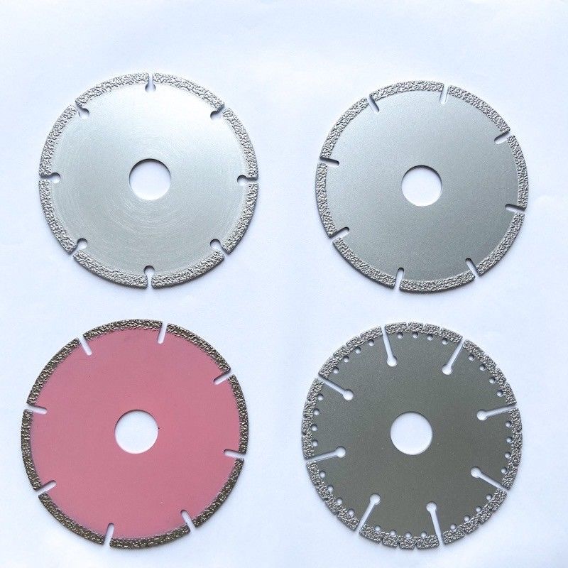 Hoog - kwaliteit 4.5inch 115×1.4/2.4×6×9T×22.23mmVacuum Gesoldeerd Diamond Grinding Cutting Disc