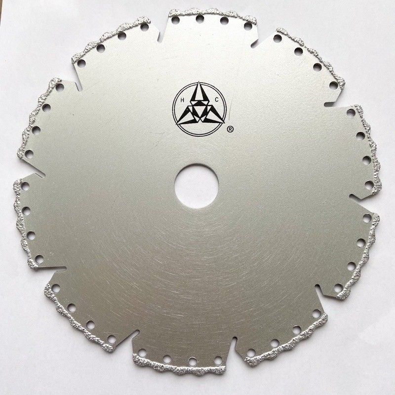Hoog - kwaliteit 5inch 125×1.4/2.4×8×9T×22.23mm Vacuüm Gesoldeerd Diamond Grinding Cutting Disc For-Steen Ceramisch Plastic Marmer