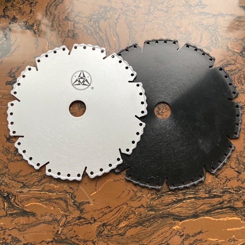 Goed kijk 5inch 125×1.4/2.4×8×9T×22.23 zuigen Gesoldeerd Diamond Grinding Cutting Disc For-Steen Ceramisch Plastic Marmer