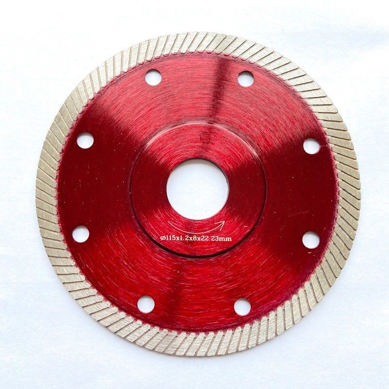 5inch 125x0.8/1.2x8x22.23mm Ceramisch Ceramisch Diamond Blade For General Purpose, Baksteen
