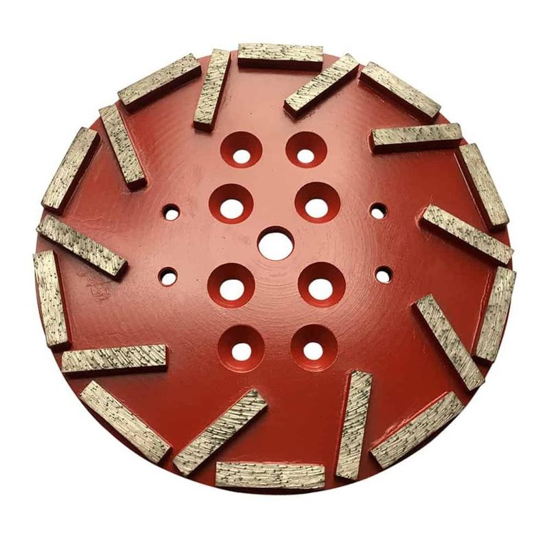 De laser laste 125mm Gesegmenteerd Diamond Grinding Cup Wheel For-Beton, Steen, Bouwmateriaal